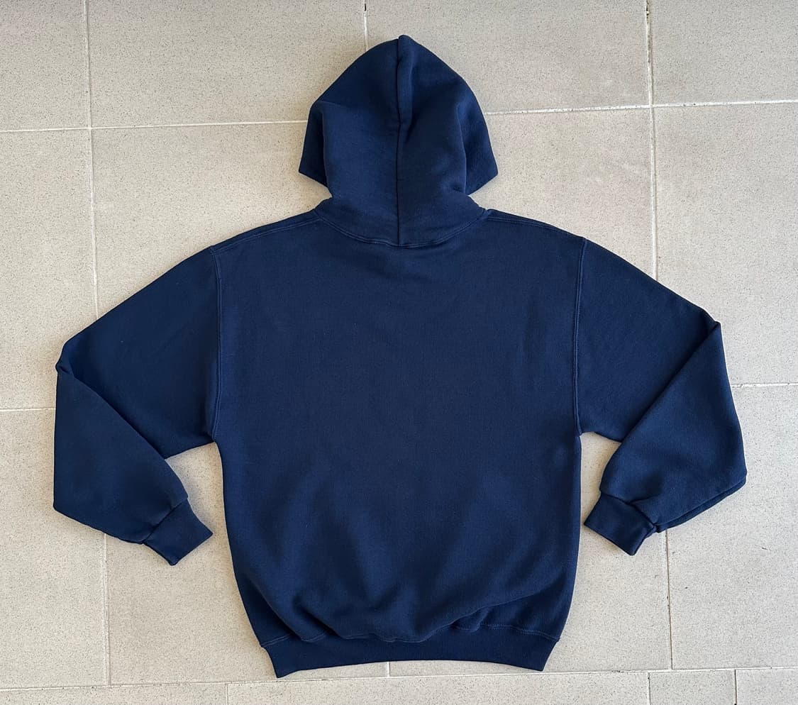 90s 빈티지 러셀 후드 네이비 M 상품이미지2