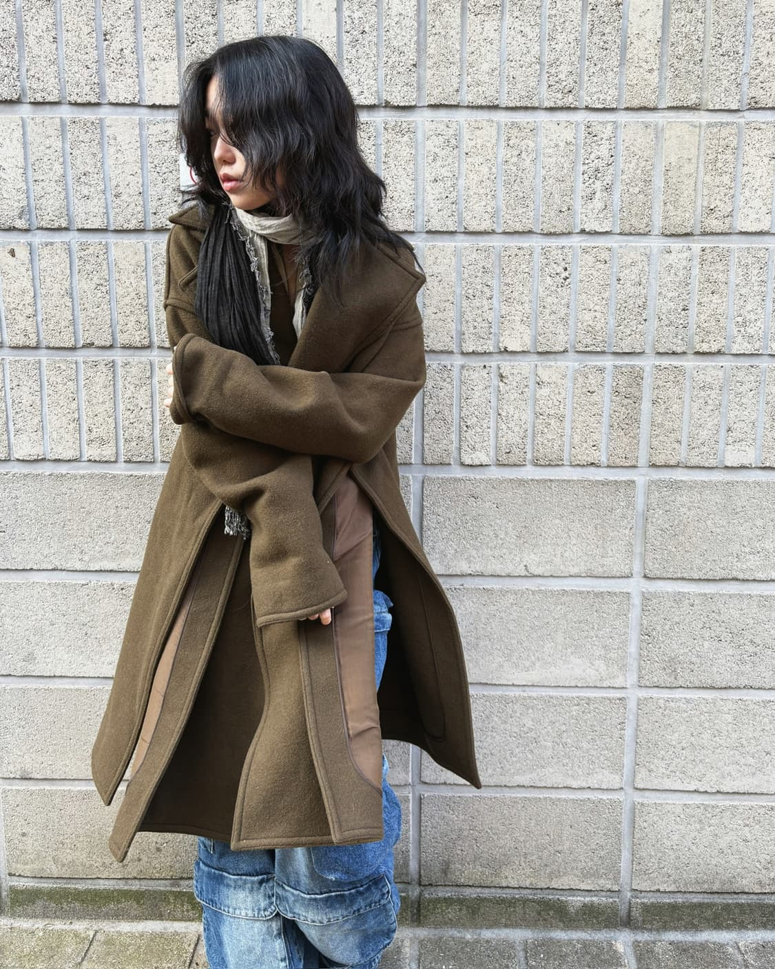 셀린느 피비 파블로 시즌 아카이브 사이드 디테일 오픈 코트 상품이미지1