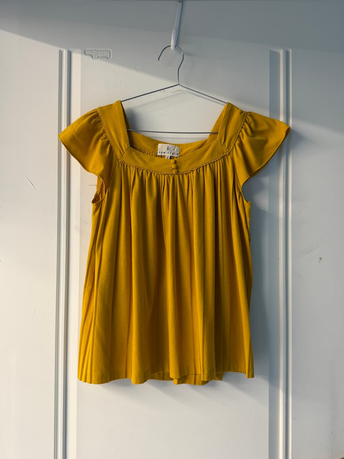 일본빈티지 모리 엘로우 반팔 상품이미지5