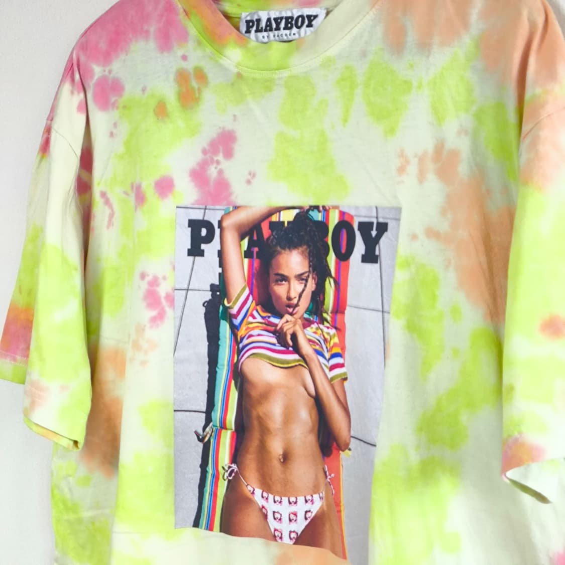 [M] Play Boy 플레이보이 타이다이 티셔츠 상품이미지1