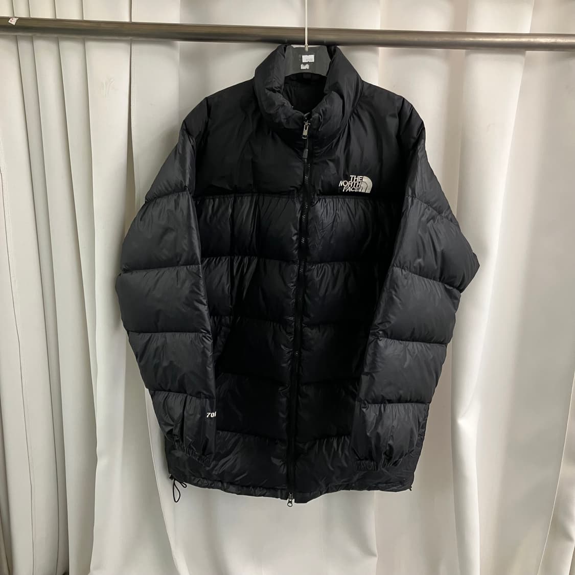 노스페이스 700 블랙 눕시 푸퍼 구스다운 롱패딩 L 상품이미지1