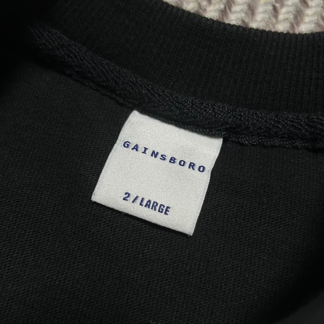 [L] Gainsboro 게인스보로 블랙 라운드 나시 상품이미지7