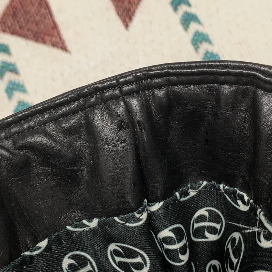 플리즈프로젝트 2-WAY 레더 패딩백 상품이미지4