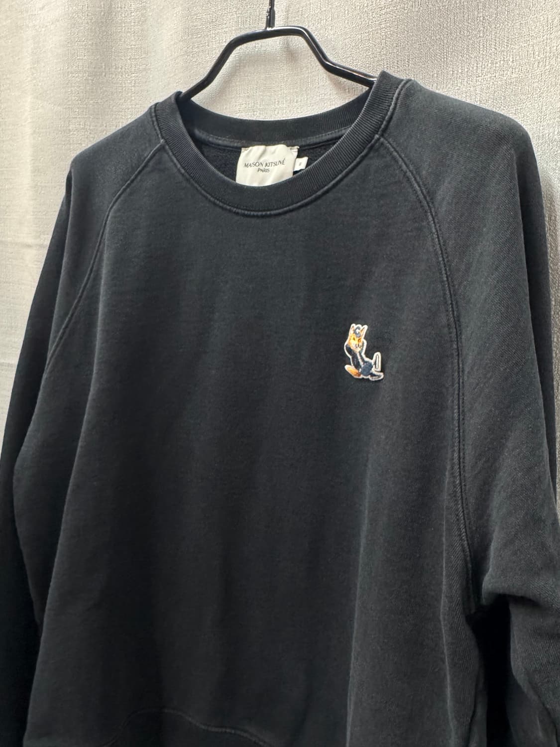 메종키츠네 여우로고 자수 맨투맨 XL(L) 상품이미지2