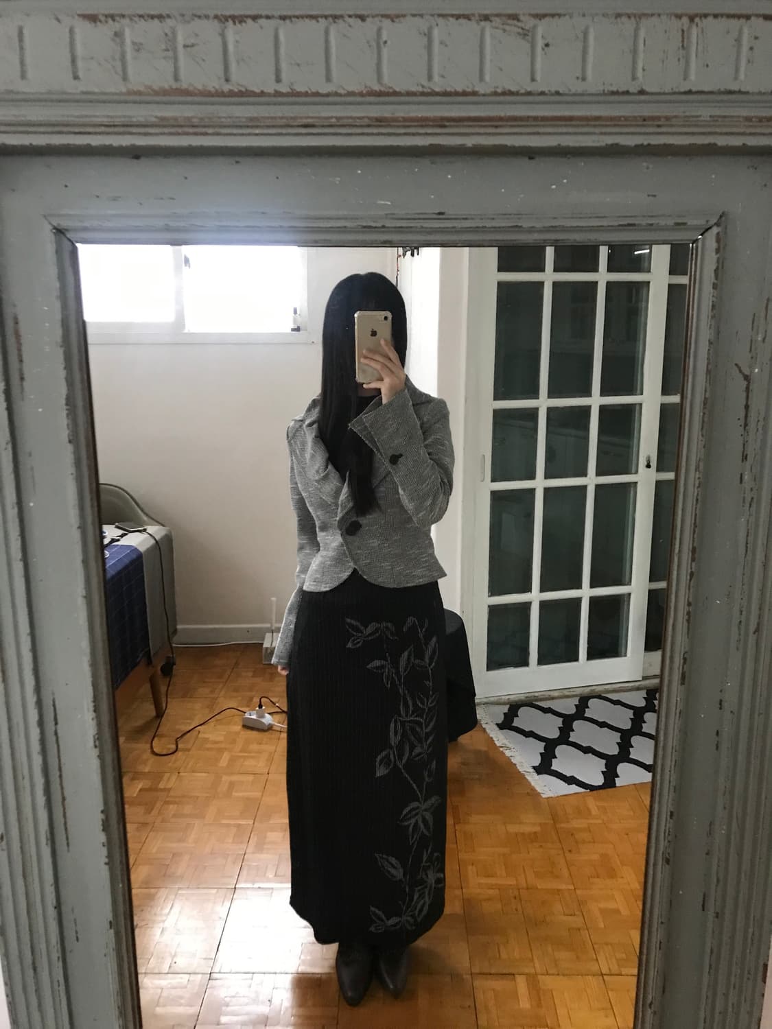 vintage grey short jacket 상품이미지2