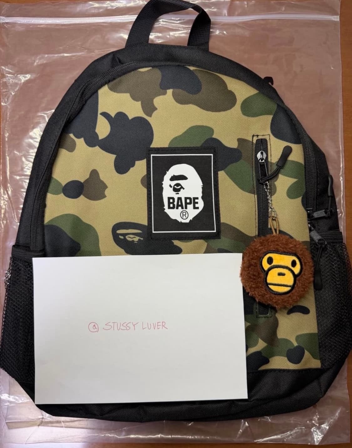 베이프 카모백팩 새상품 잡지부록 정품 상품이미지2