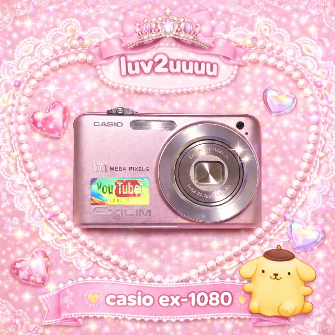 카시오 exilim z1080 핑크 디카 카메라🩷/박스셋✨ 상품이미지1