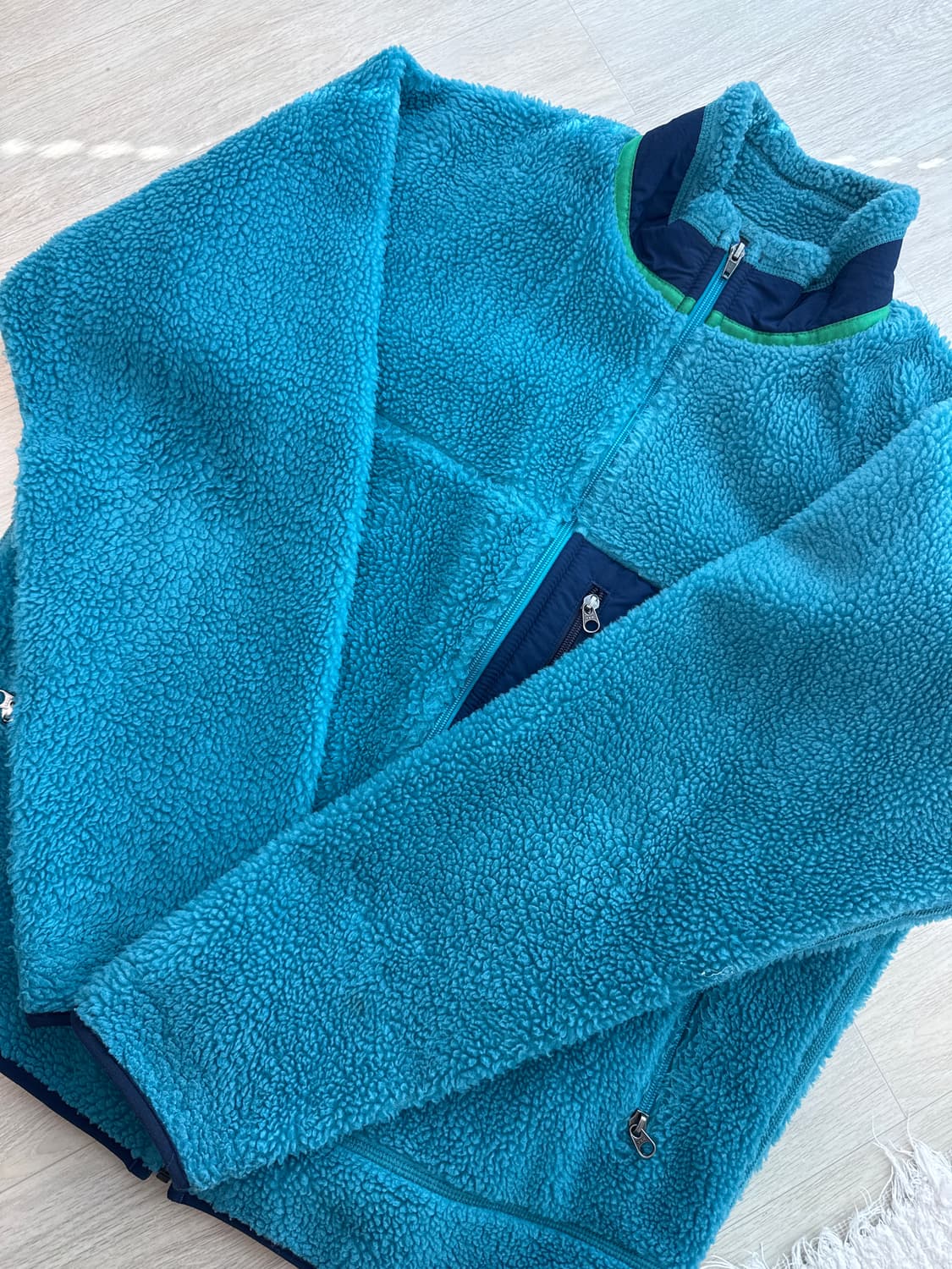 2014 파타고니아 레트로 플리스 자켓 L 레어 블루 컬러 상품이미지9