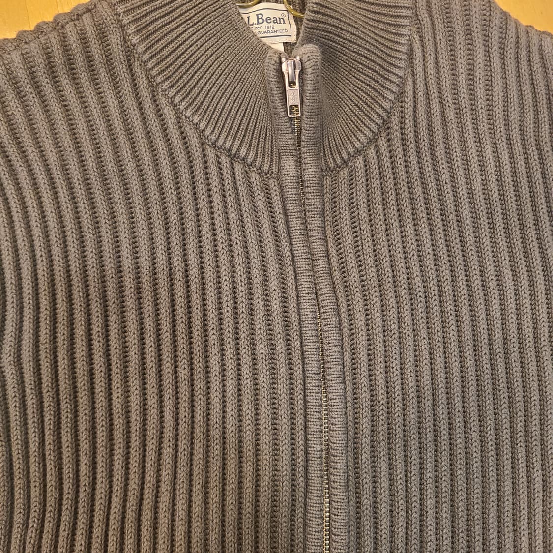 L.L.Bean 풀집업니트(카키) 상품이미지6
