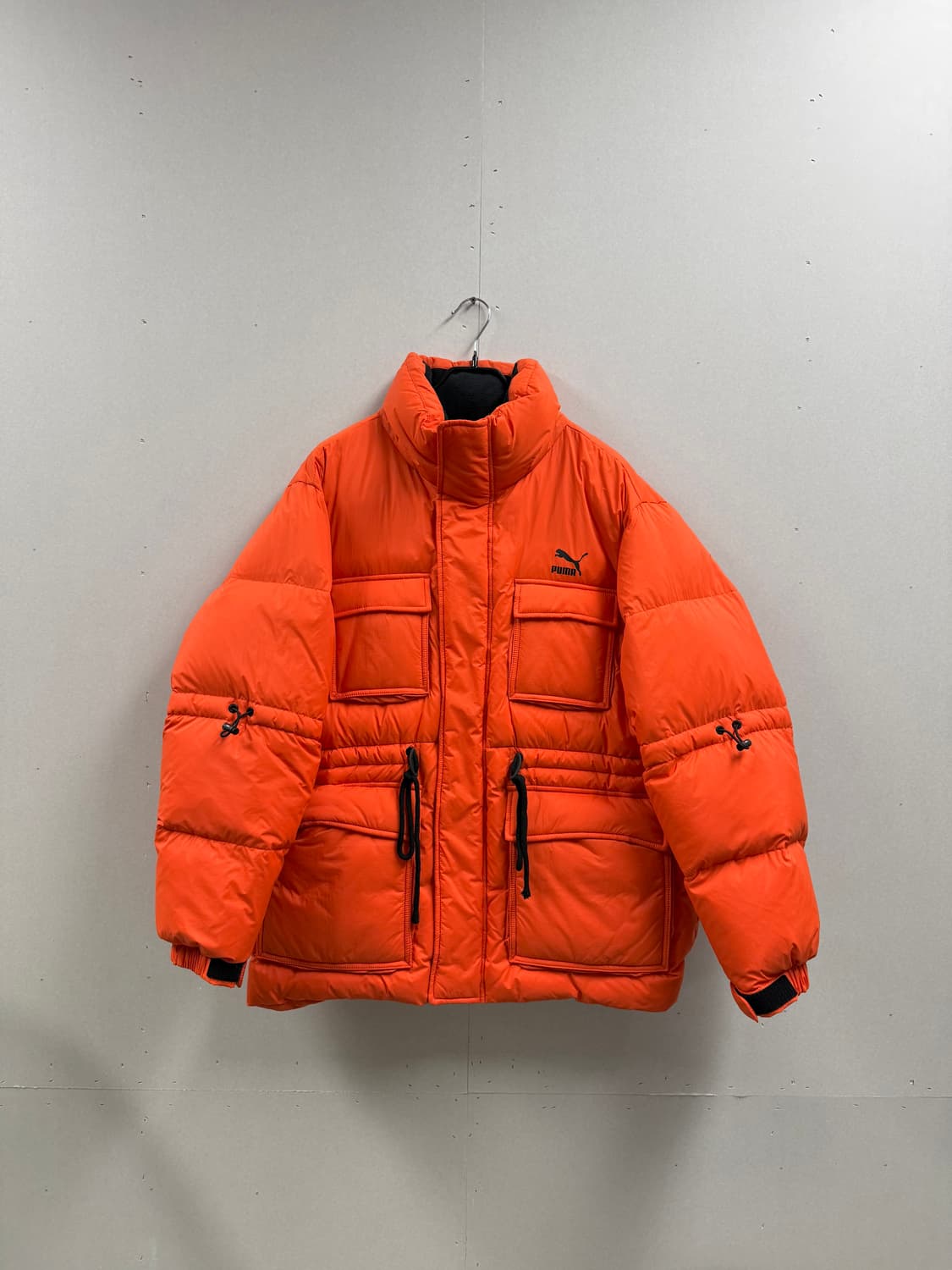 남성 100-105 / 푸마 올타임 챌린저 다운 패딩 오렌지 상품이미지1