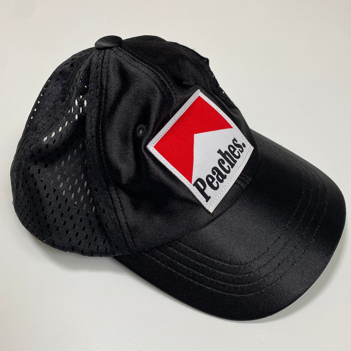 피치스(Peaches.) 'Driving Heals' 블랙 메쉬 캡 상품이미지5