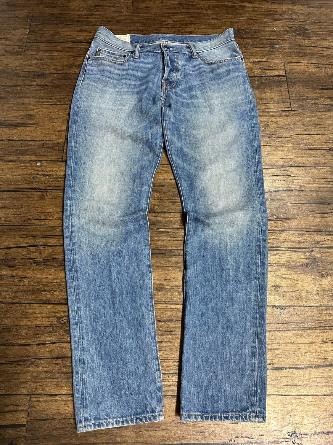 아베크롬비앤피치 Abercrombie & Fitch 버튼플라이 워싱 데님 상품이미지5