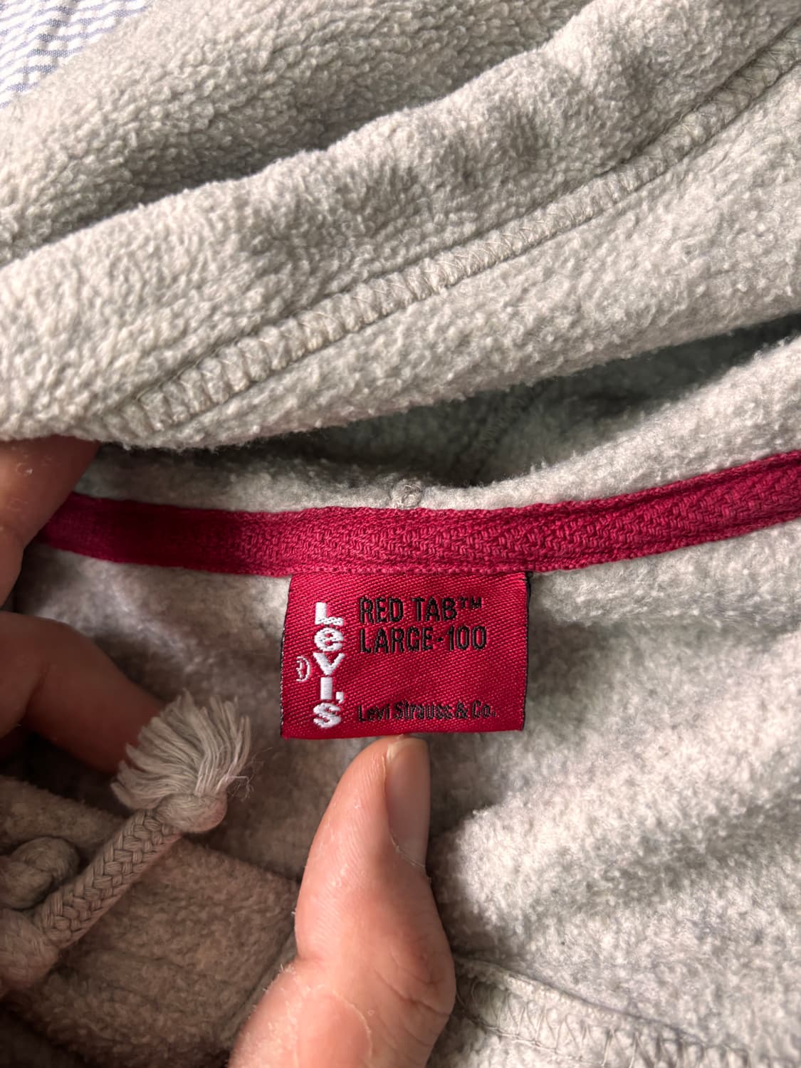 Levi’s 빈티지 후리스 후드티 – Red Tab의 2000s 아카이브 상품이미지5
