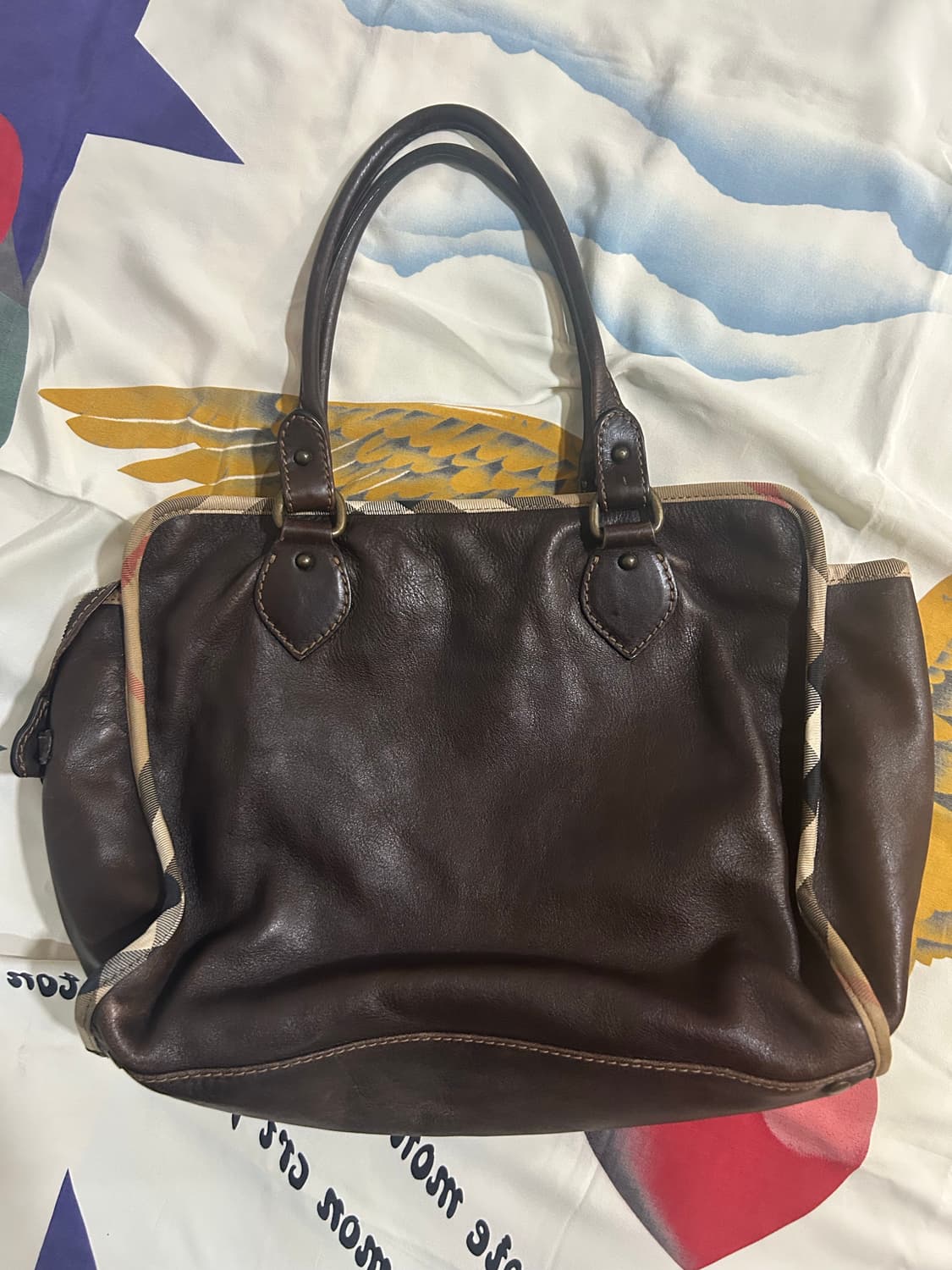 버버리 하우스 체크 토트백 상품이미지3