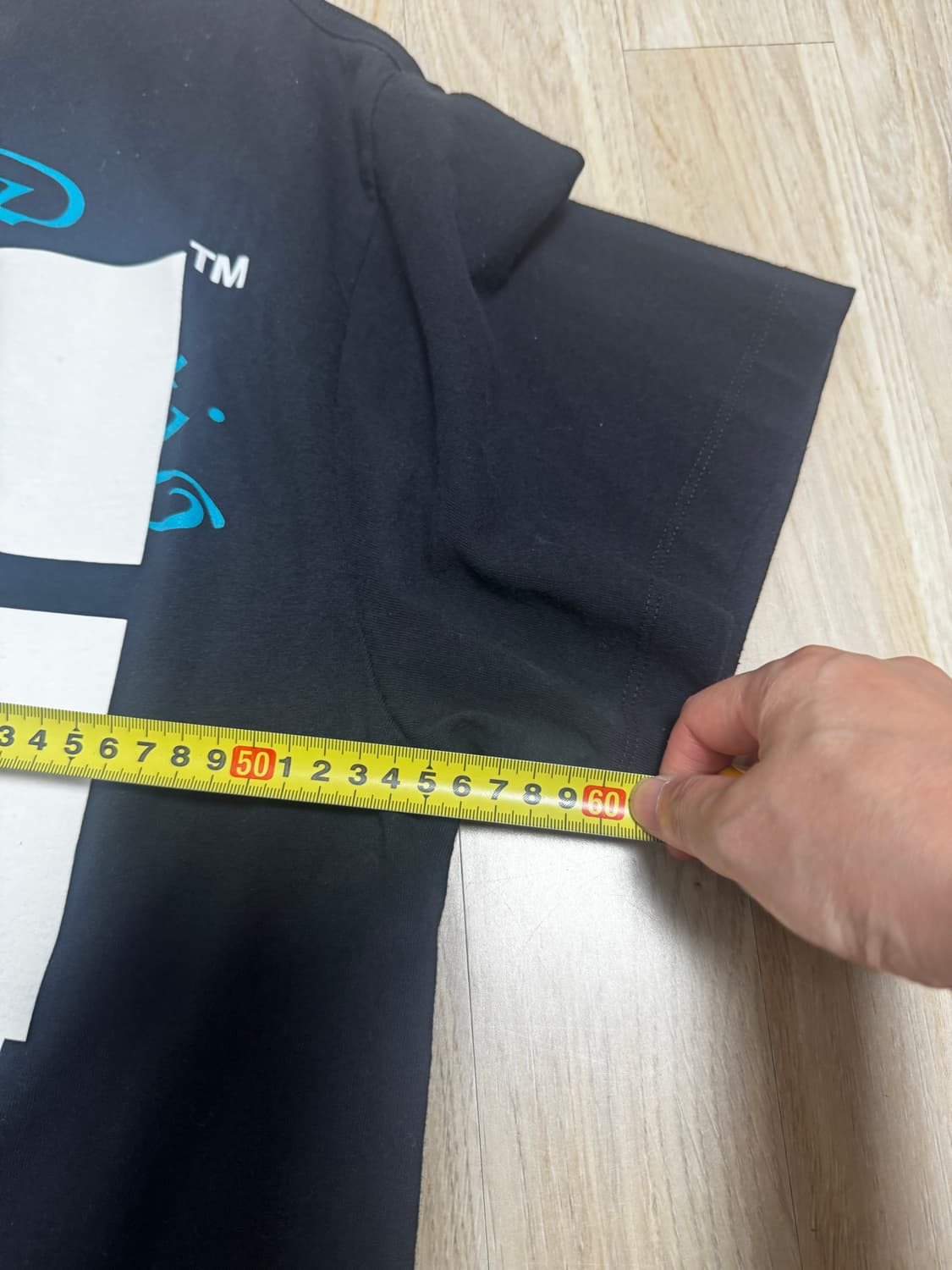 오프화이트 블랙티셔츠 상품이미지5