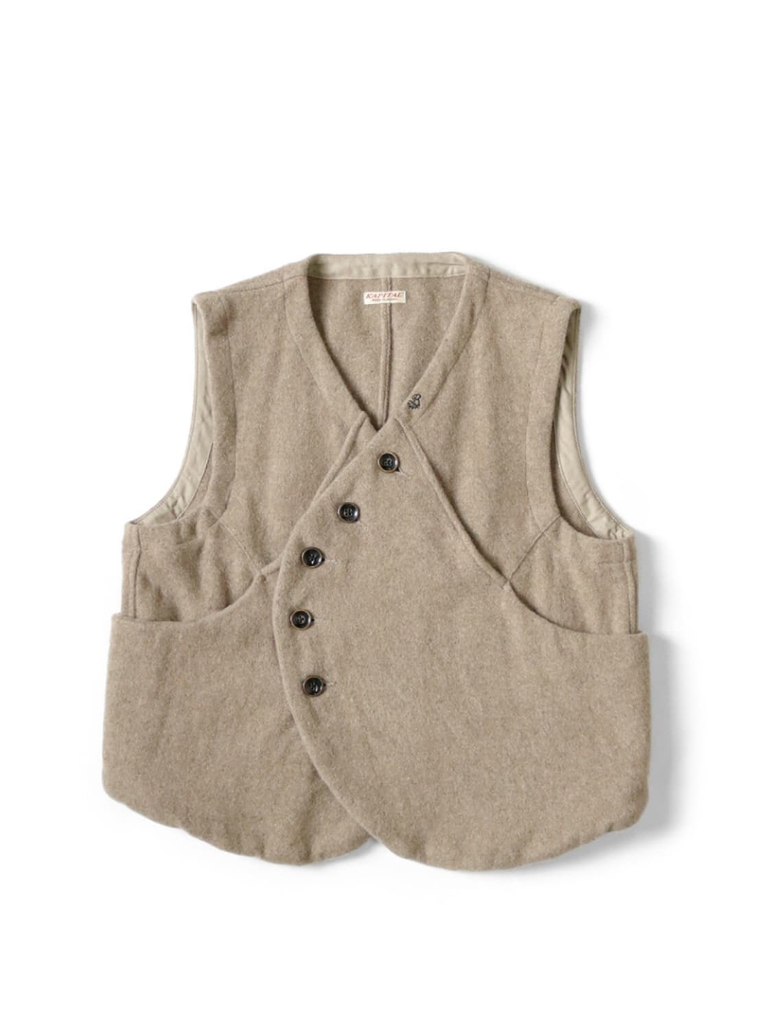 캐피탈 멜튼 팬 베스트 0사이즈 새상품 상품이미지1