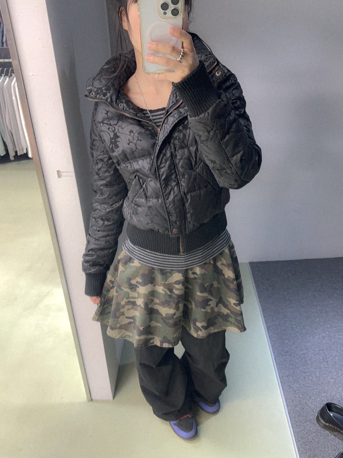 miss sixty oriental pattern padded jacke 상품이미지3