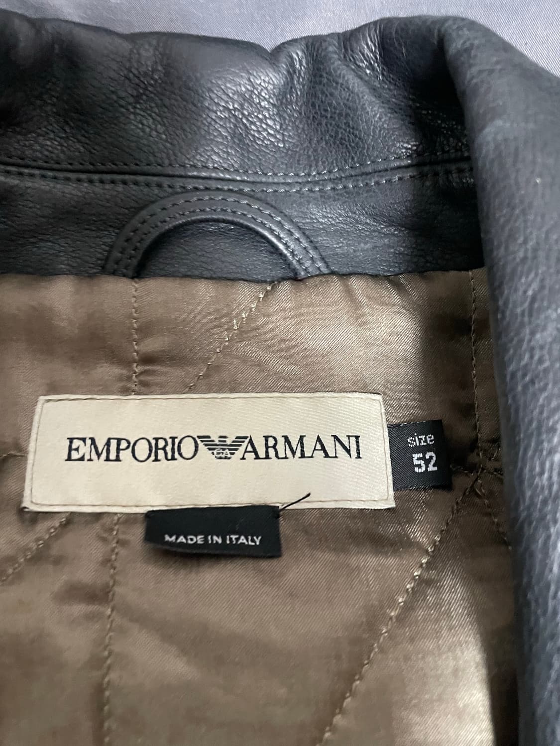 엠포리오 아르마니 레더 코트 52 올드갭 상품이미지3