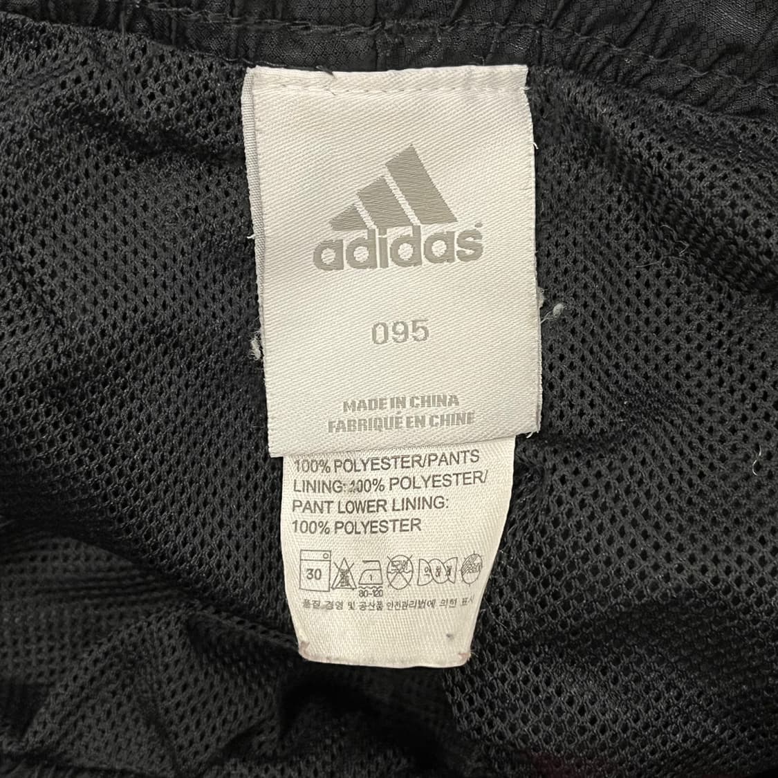 [정품/95] 아디다스 삼선 트레이닝 바지 블랙 b17 상품이미지4