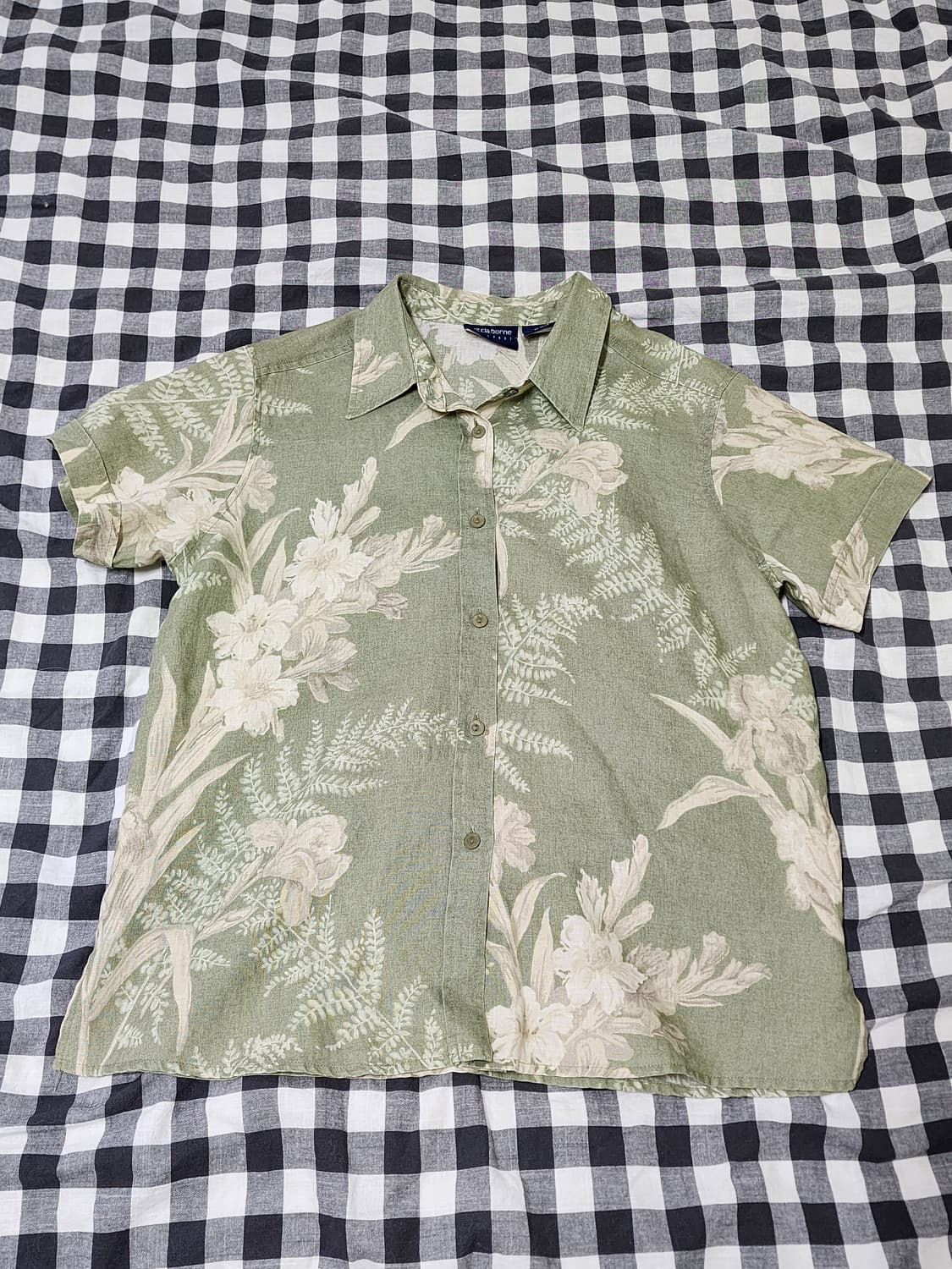 Liz Claiborne Lizsport 빈티지 리넨 셔츠 상품이미지1