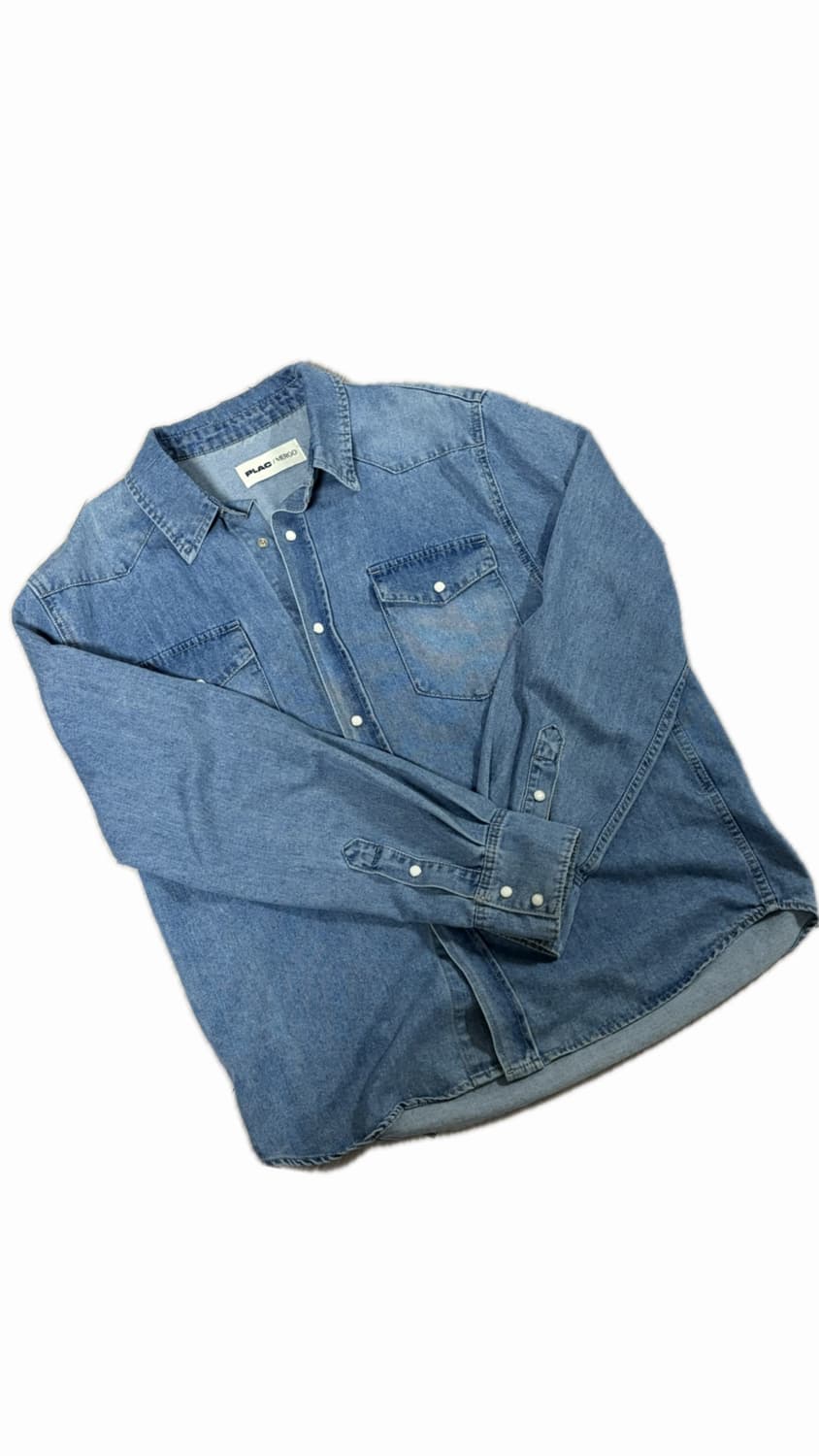 클래식 웨스턴 데님 셔츠 M 상품이미지1