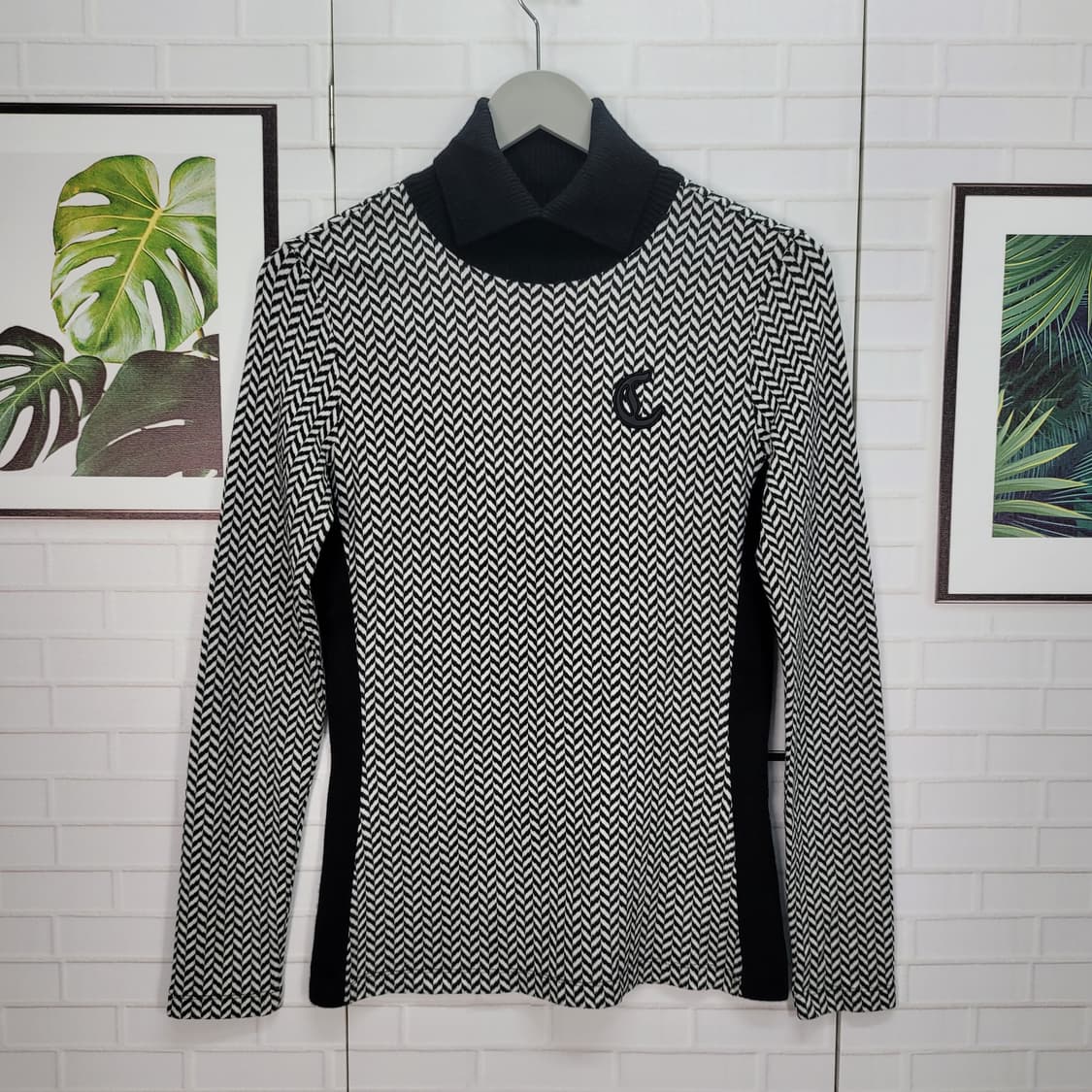 캘러웨이 터틀넥 긴팔 니트 티셔츠 90사이즈 상품이미지1