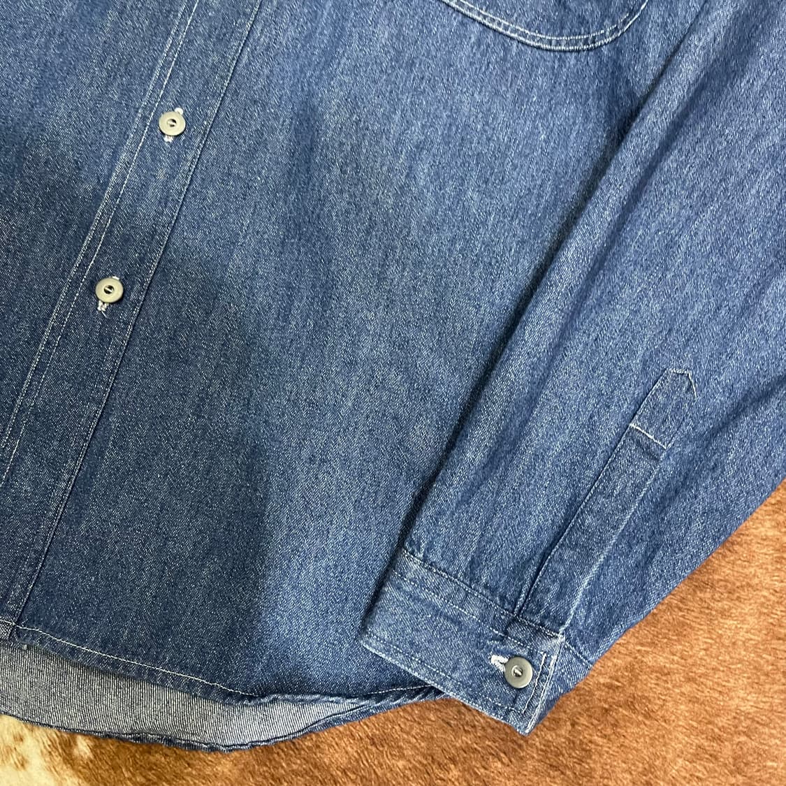 90's 알마니 데님 셔츠 상품이미지3