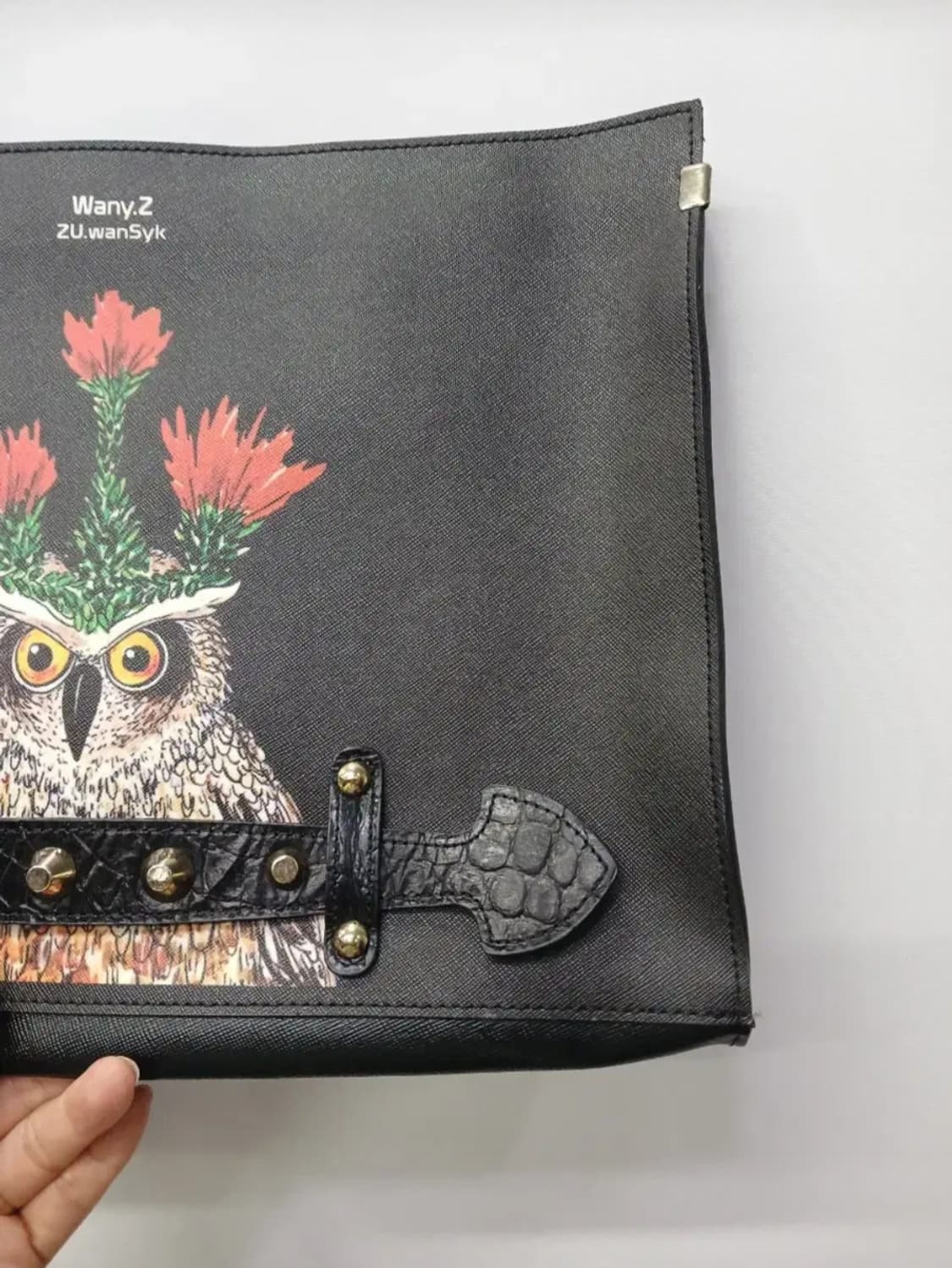 와니지소가죽크러치 상품이미지3