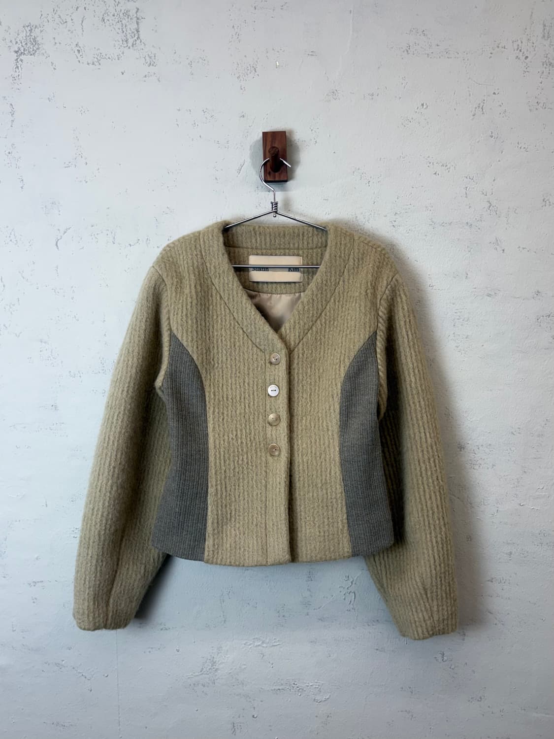 마뗑킴 볼륨 가디건 울 자켓 상품이미지1