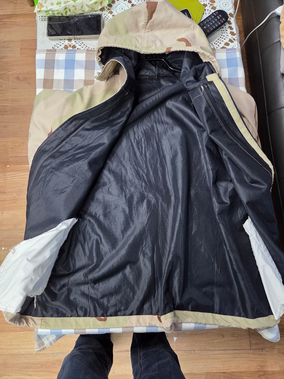 가슴105~115)미군 화생방 보호자켓 사막3색 상품이미지2