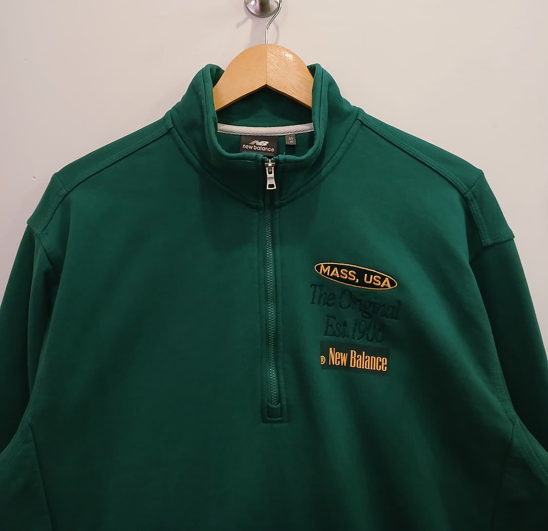 뉴발란스 하프집업 맨투맨 M 상품이미지2