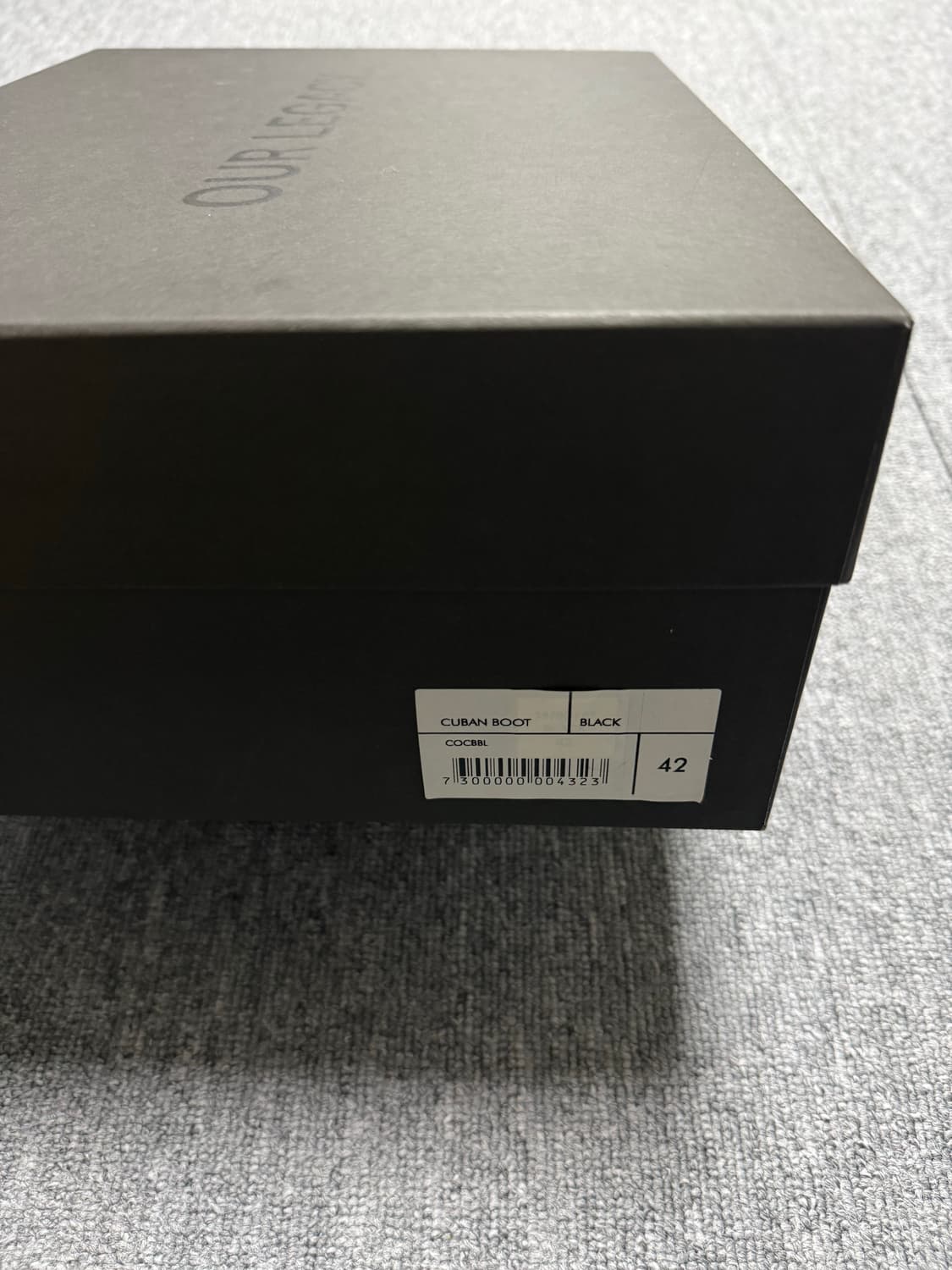아워레가시 / 쿠반 부츠 블랙 / 42 상품이미지10