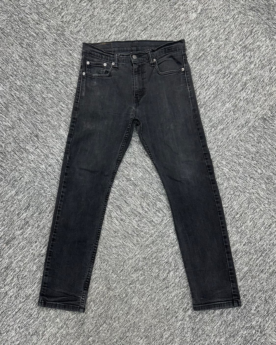 (허단39.5)리바이스 502 흑청-M1687 상품이미지2