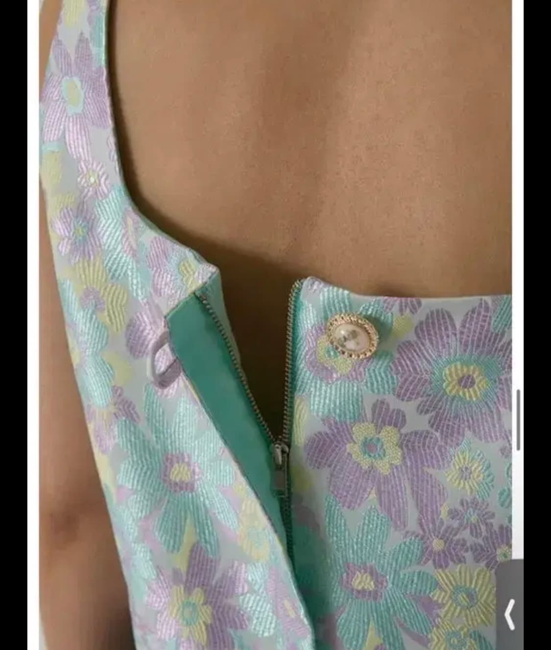 오버듀플레어 플로럴 자카드 탑 상품이미지3