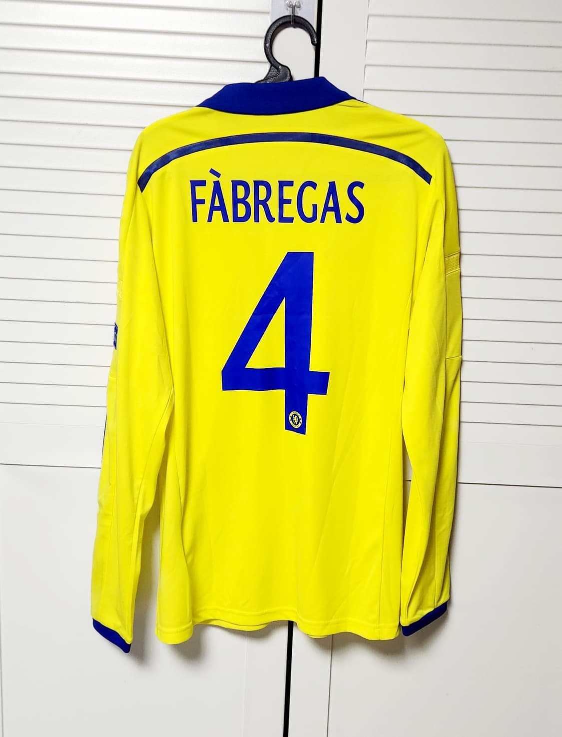 아디다스 첼시 14-15 어웨이 챔스 유니폼 긴팔 NO.4 파브레가스 상품이미지3