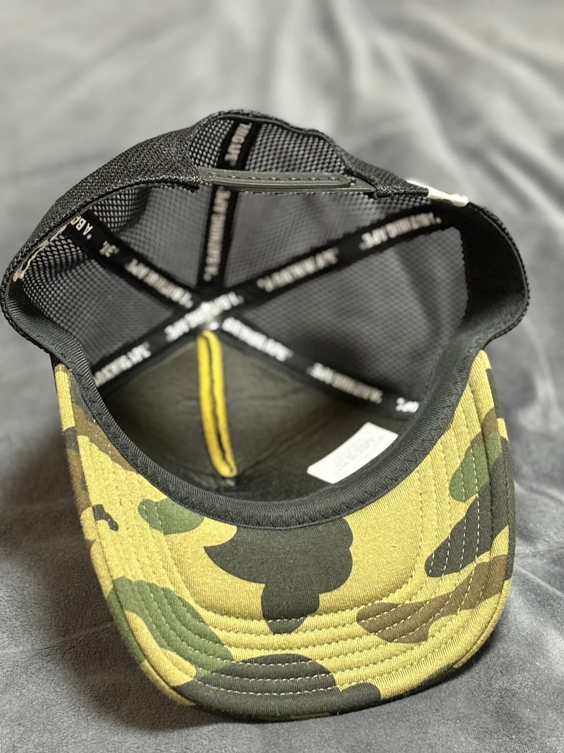 베이프 카모 그린 트러커 캡 상품이미지5