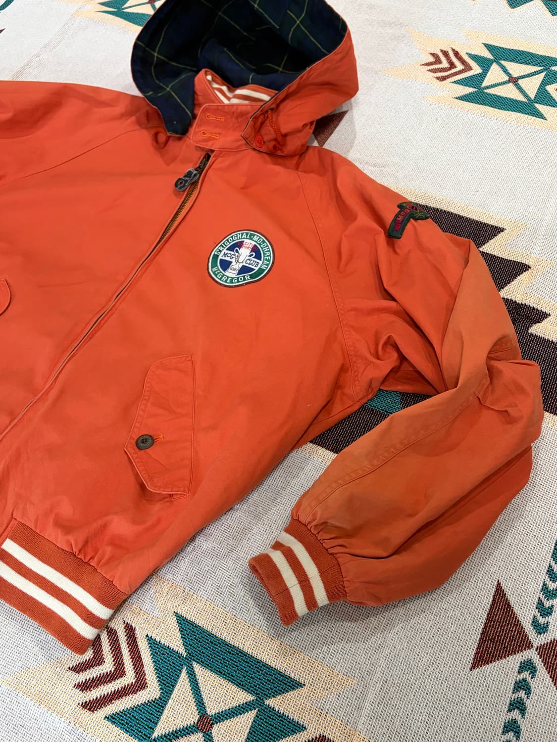 90~00s 맥그리거 MCG CLUB 후드 블루종 자켓 상품이미지2