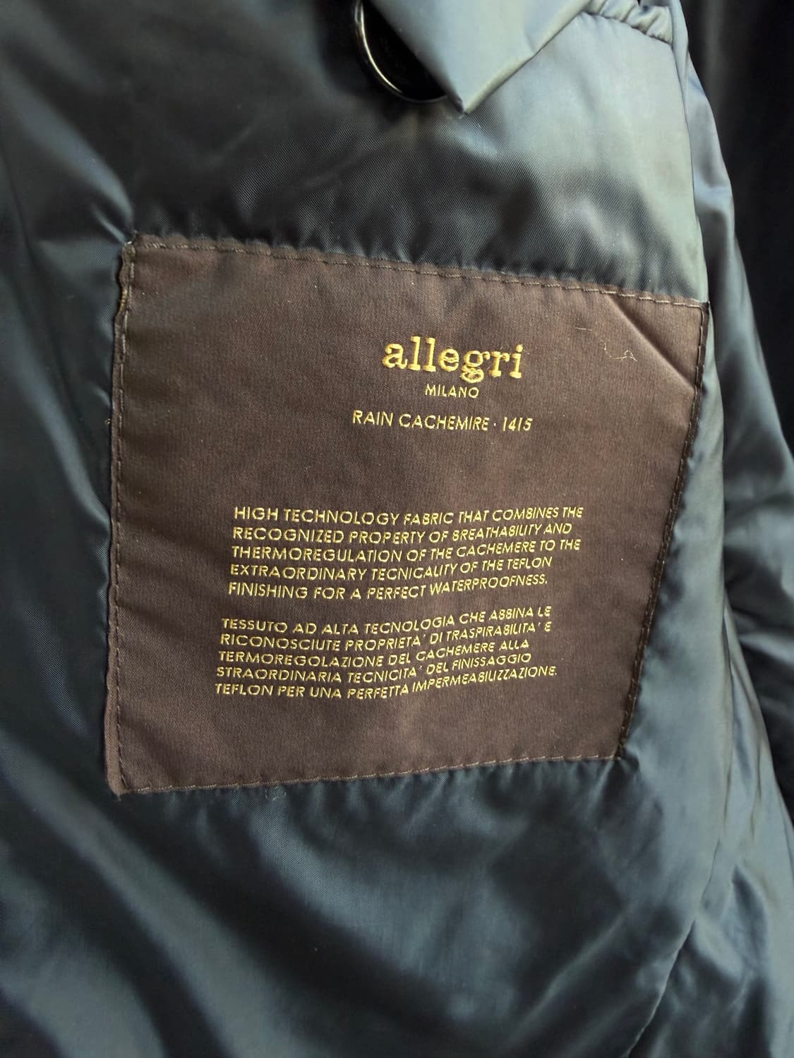 50/ 알레그리 레인 캐시미어 테크놀로지 코트 자켓 상품이미지7