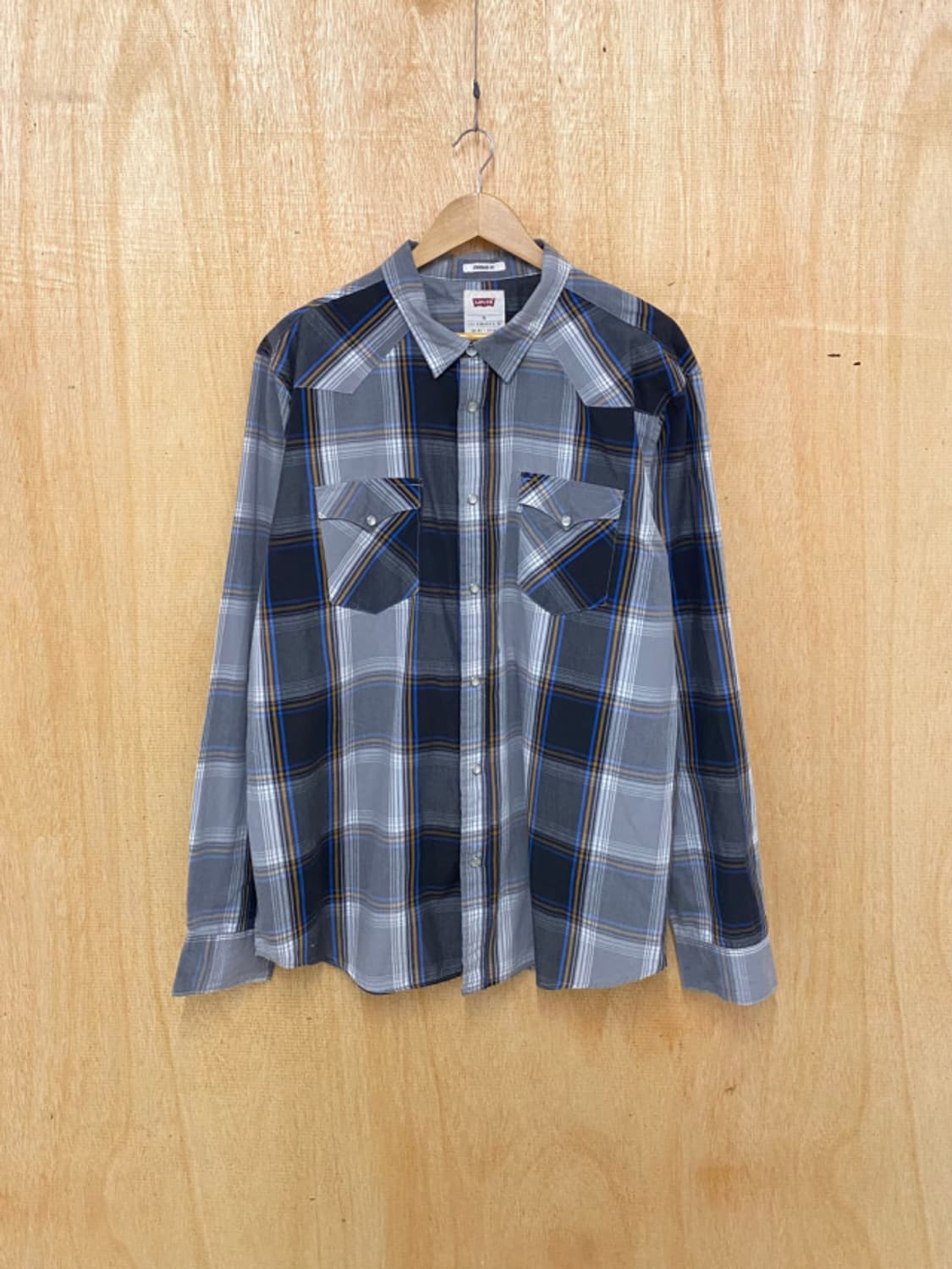 LEVI'S check western shirts 리바이스 웨스턴 상품이미지4