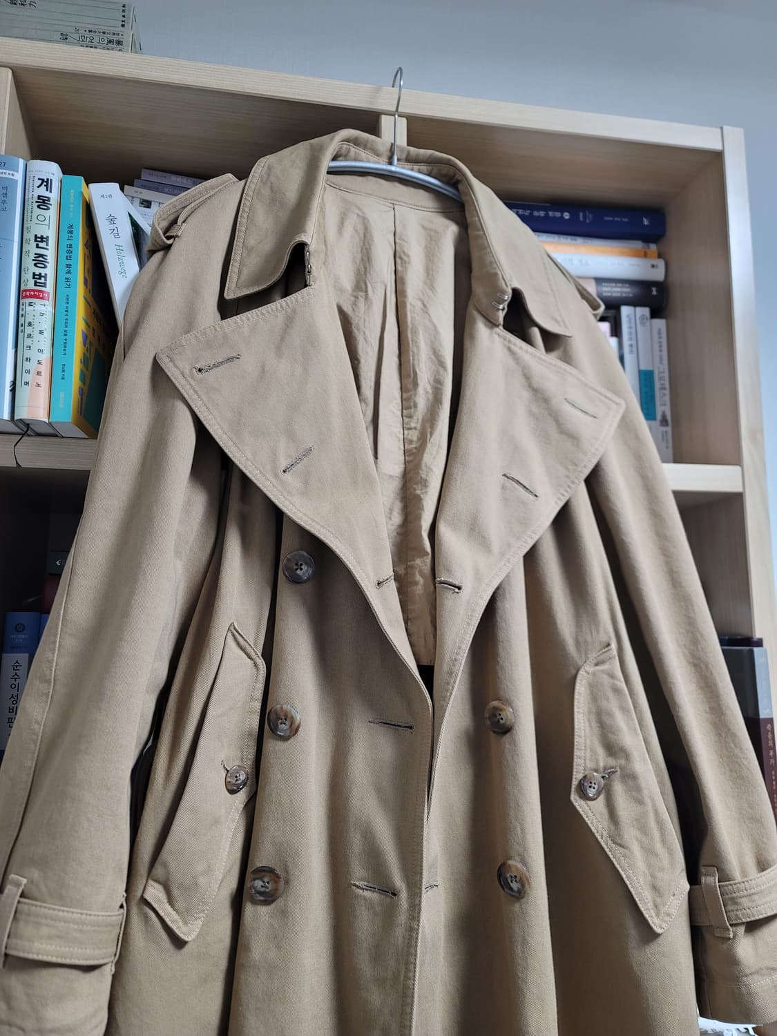 [착샷] Copano86 코파노86 클래식 트렌치 코트 베이지 상품이미지4