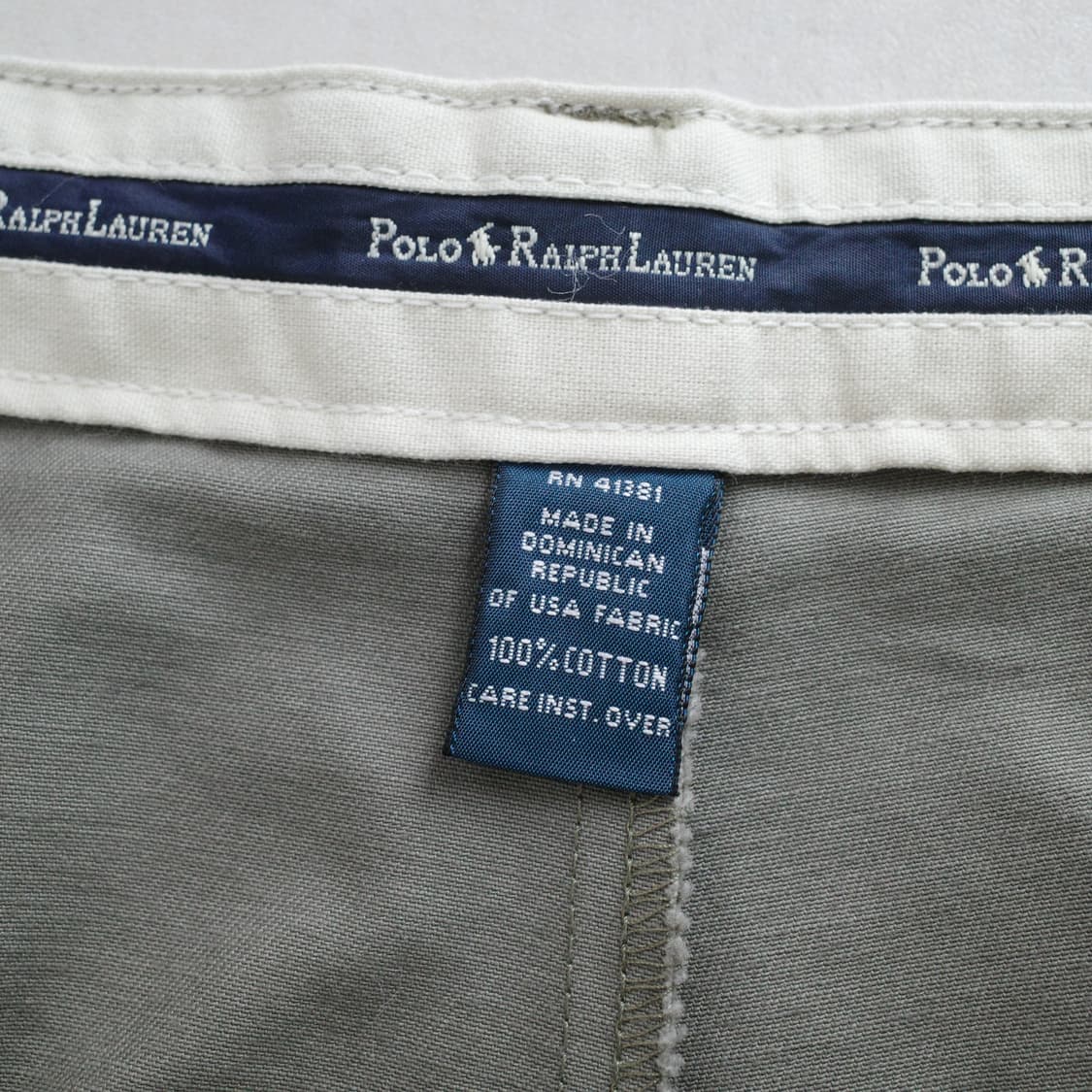 90s 폴로 랄프로렌 클래식 카키 치노 팬츠 38/30 상품이미지4