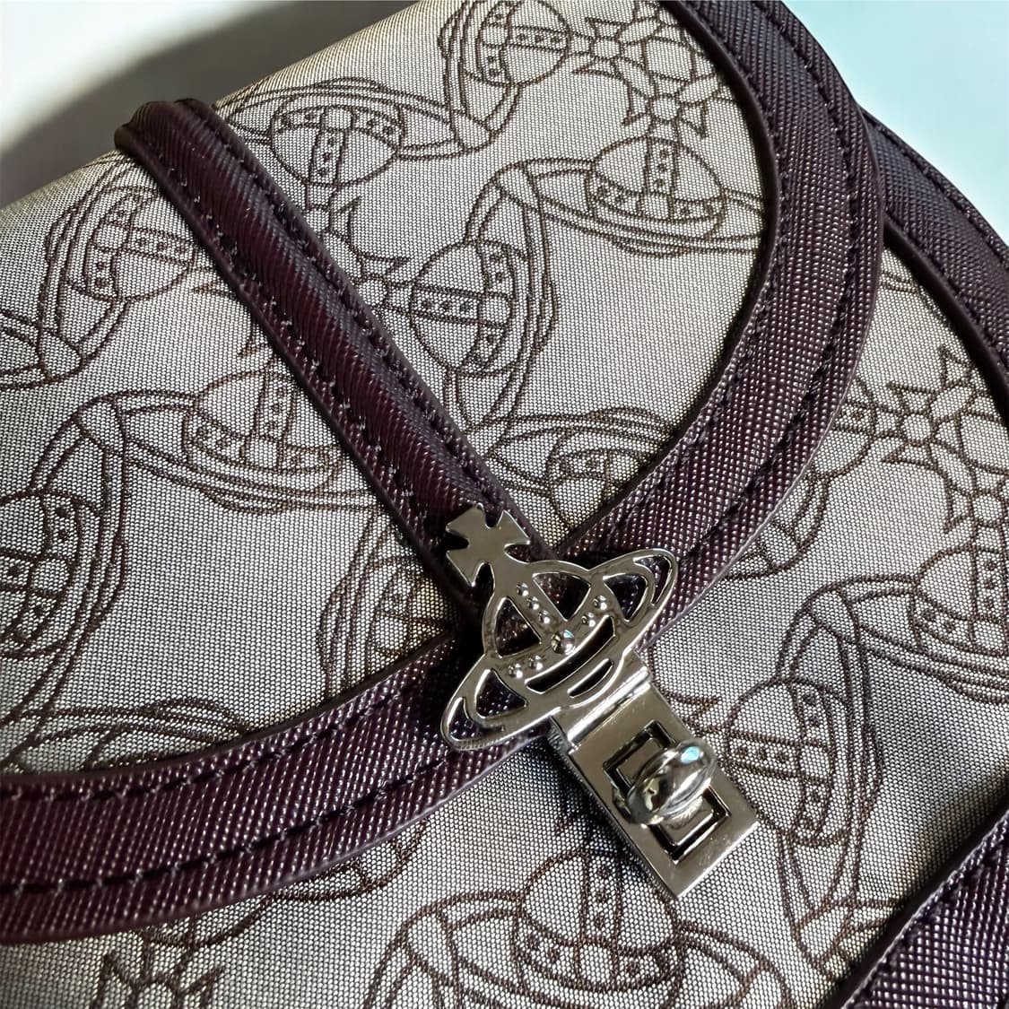 비비안웨스트우드 소피아 자카드 초미니 크로스백 상품이미지6