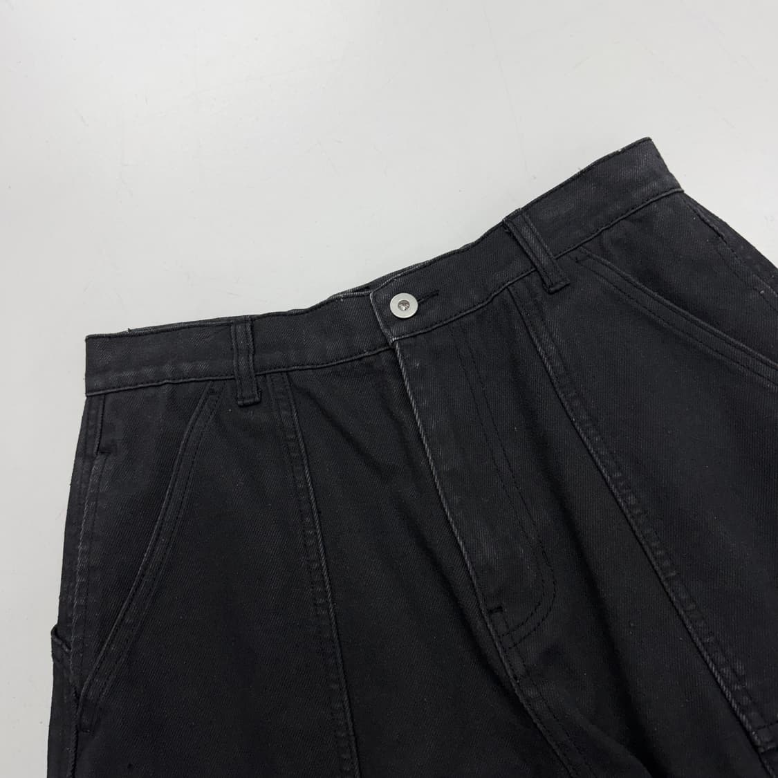 스키즘 인듀싱 멀티포켓 분리형 와이드 카고팬츠 블랙 상품이미지5