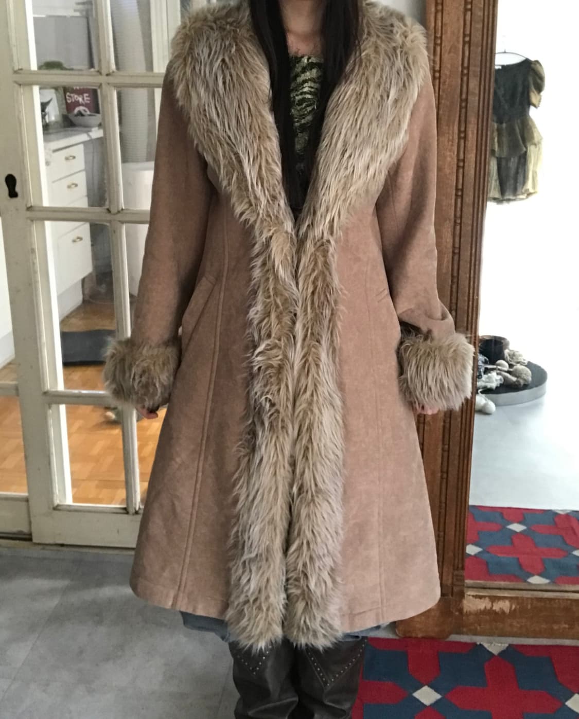 vintage shearing coat 상품이미지6