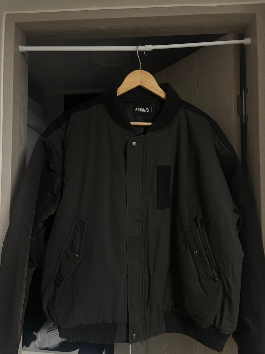 아조바이아조 봄버 자켓 챠콜 L 상품이미지1