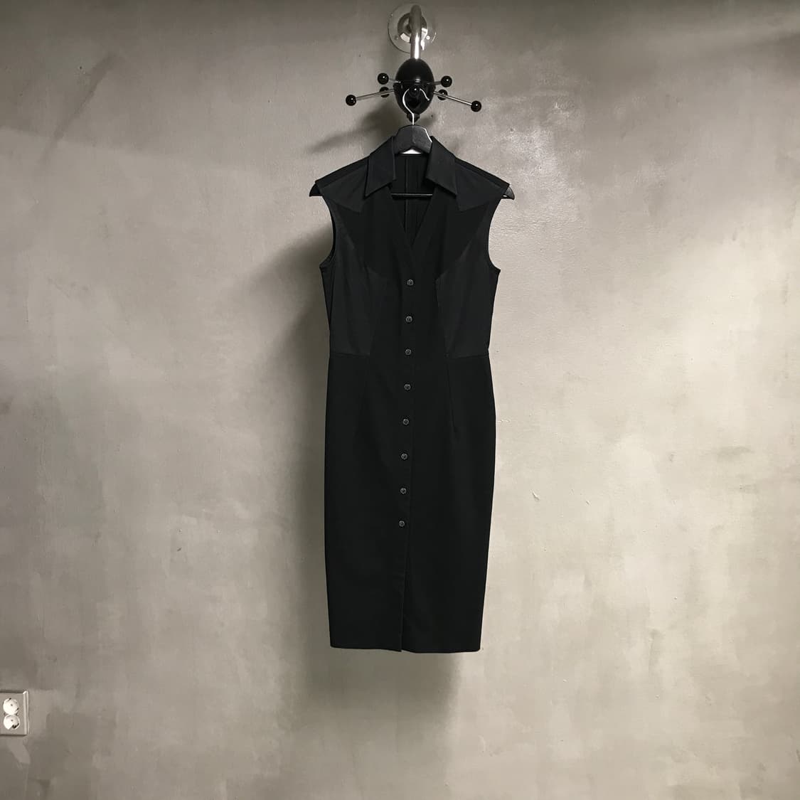 베르사체 셔츠 원피스 블랙 38 상품이미지1