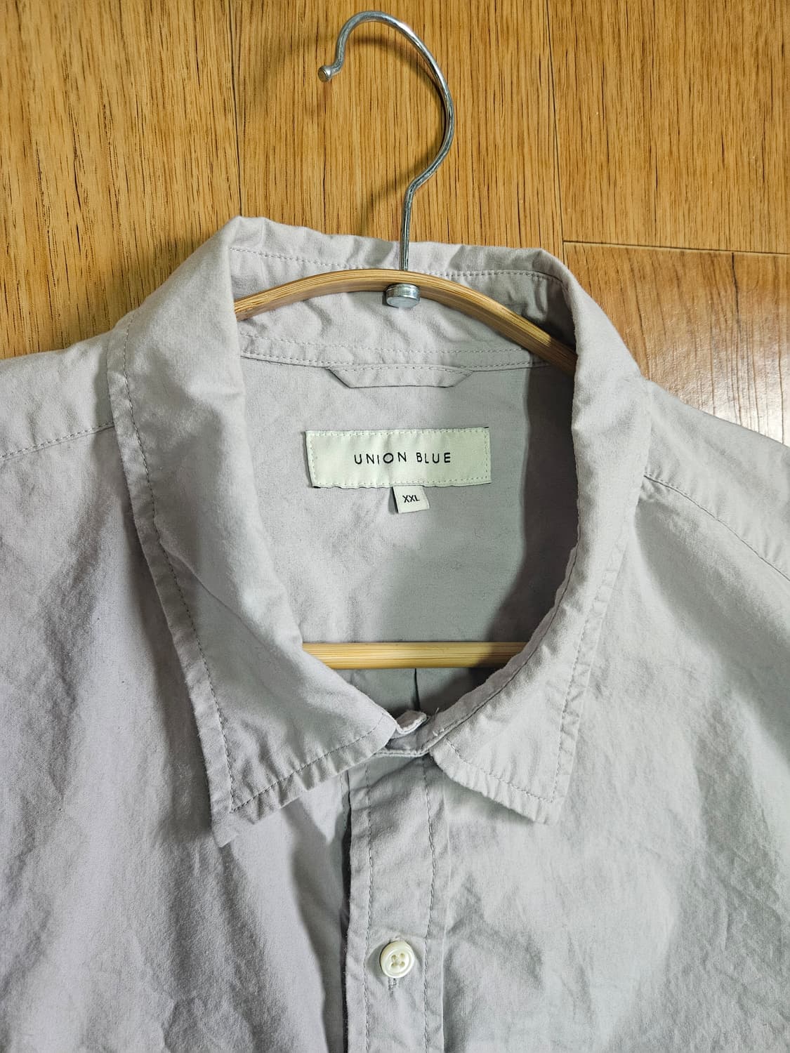 유니온블루  런드리셔츠  그레이  상품이미지1