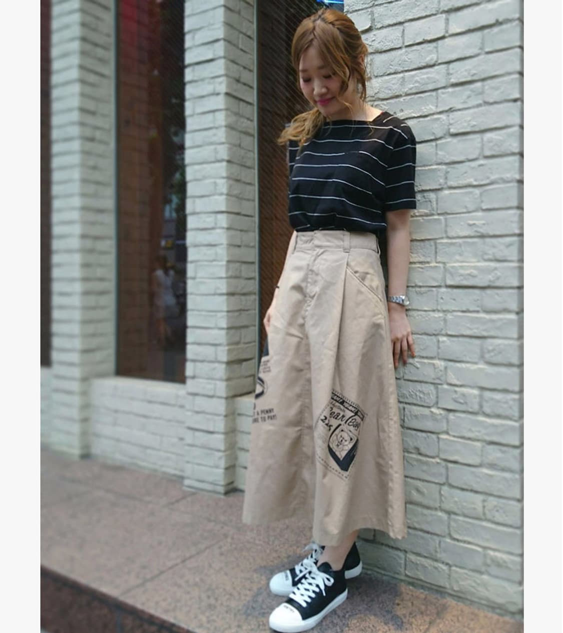 HYSTERIC GLAMOUR - PRINTED LONG SKIRT 상품이미지2