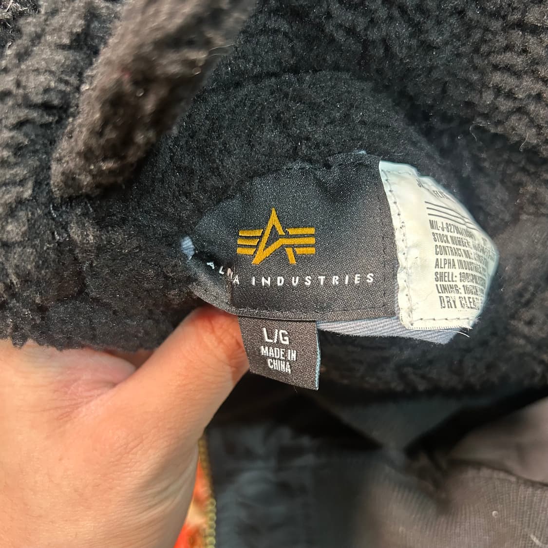 [XL] 디스이즈네버댓X알파인더스트리 리버시블 ma-1 항공자켓  상품이미지9