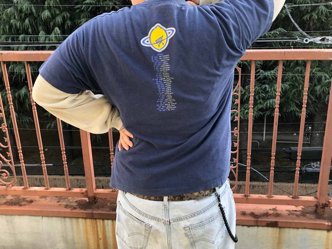 90s U2 팝 마트 월드투어 티셔츠 상품이미지5